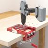 Aluminum Alloy Woodworking Multifunctional 3-in-1 Hinge Locator Punch Woodworking Tools Furniture Hole Punch Locator Punch Tool