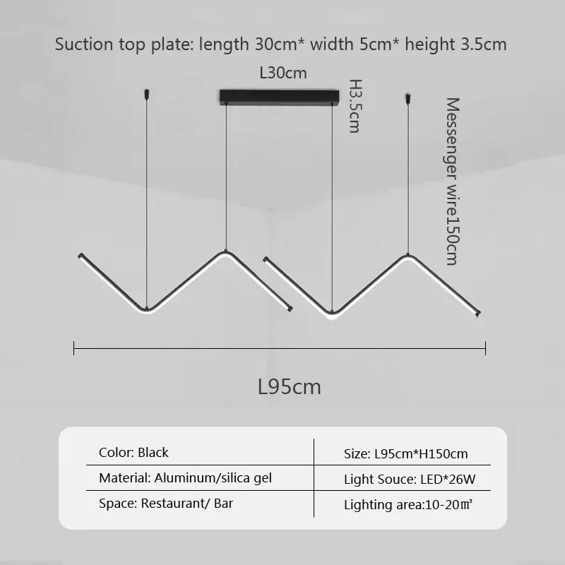 Lampă suspendată cu LED modernă pentru sufragerie, restaurant, bucătărie, birou, cafenea, lampă suspendată pentru interior, candelabru auriu negru