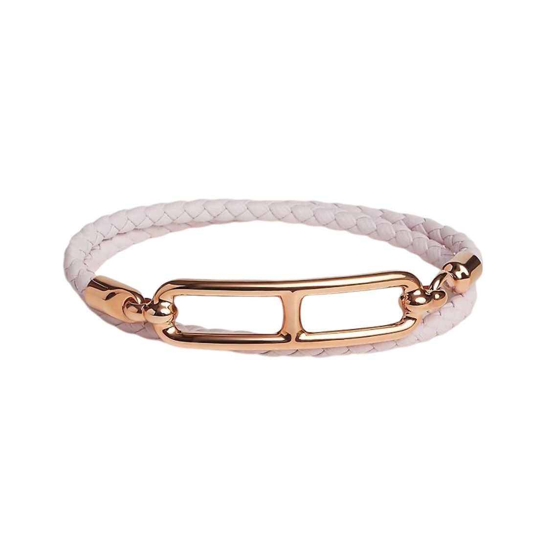 

Hermès Roulis Double Circle Bracelet Women bracelets Light-Purple Pink H071727FO09T1 Box+Shopping Bag,T2