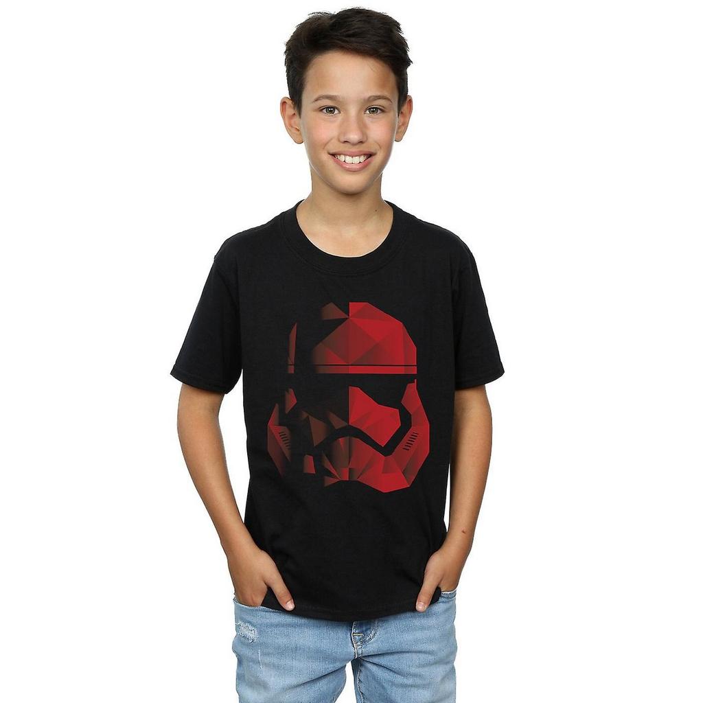 Star Wars: The Last Jedi Boys Cubist Stormtrooper Helmet Cotton T-Shirt