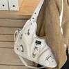 YK Hottie Locomotive Wind Shoulder Underarm Bag Niche Wasteland Maillard Vintage Large Capacity Commuter Tote Women's Bag