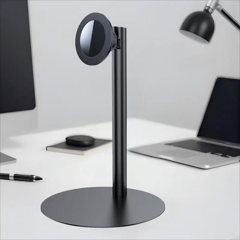 Magnetic Phone Holder for Desktop Live Streaming, Drama Viewing, Online Classes, and Universal Support with Magsafe Compatibility.