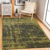 Modern Abstract Living Room Rug Yellow 123x180