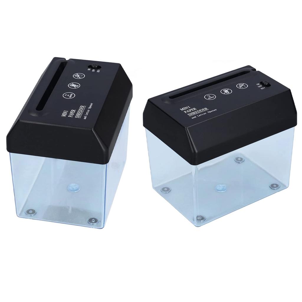 Mini Shredder, Space-Saving, Compact, Lightweight, Durable Electric Shredder for Home, Office, School