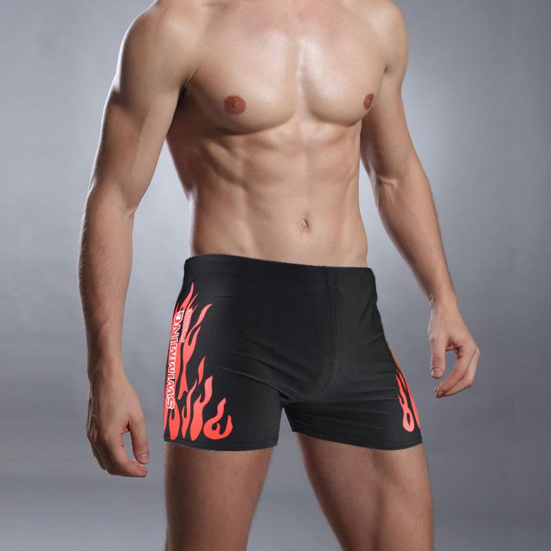 Fei Yue Herren Flammen Badehose Bademode