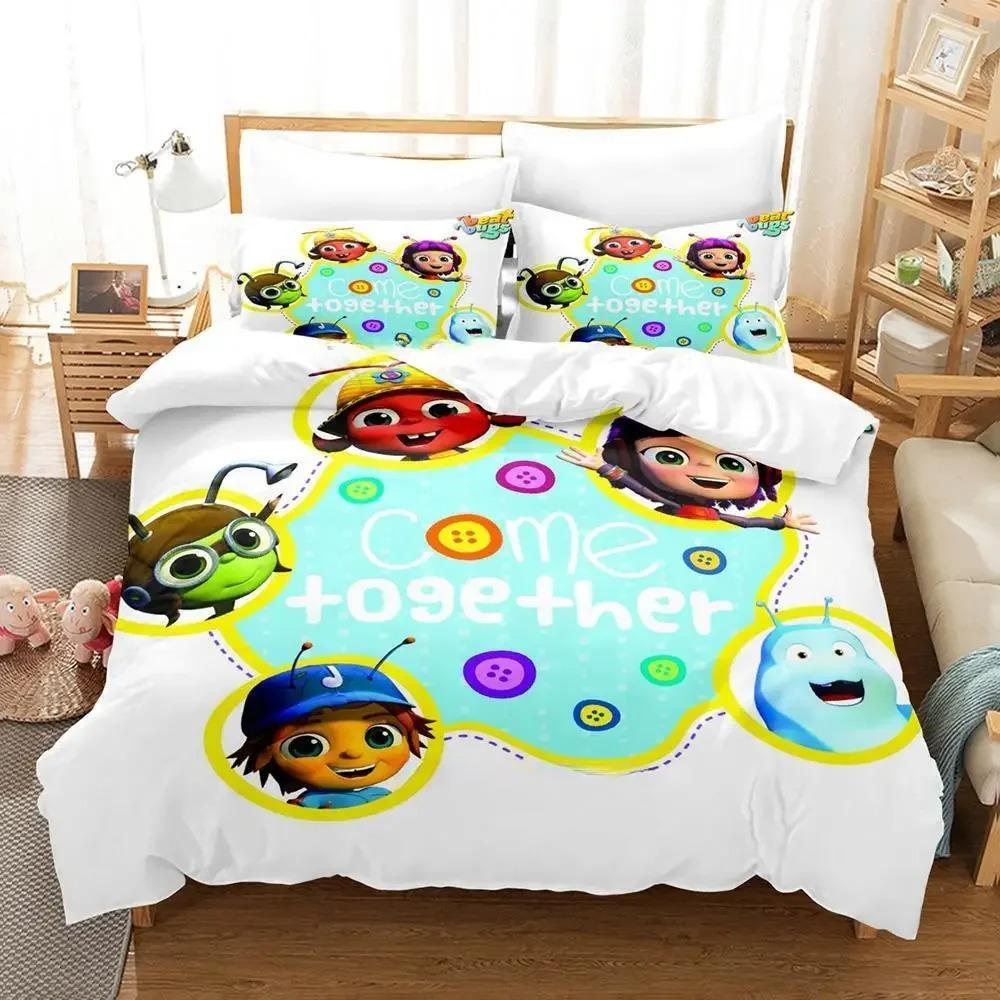 

Classic Lightweight Single Twin Full Queen King Beat Bugs Size Bed Adult Kid Bedroom Sets 3D Print Anime Quilt Comforter (quilt)-EU Single(135*200cm)3pcs
