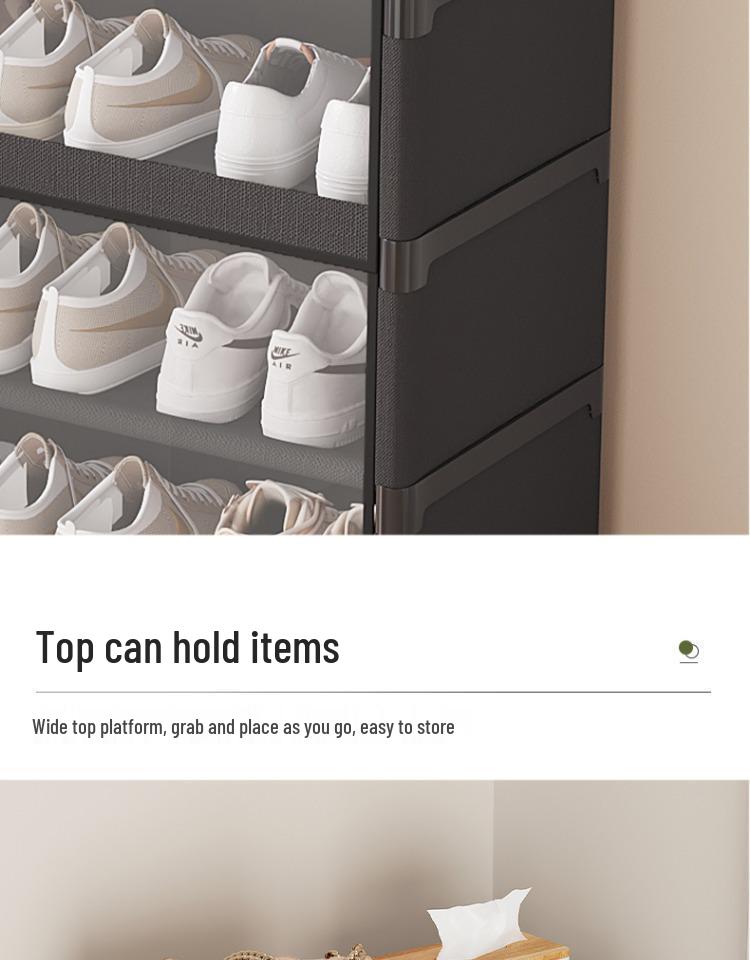 Sturdy Multi-layer Shoe Rack with Dustproof Transparent Shelves, Ideal for Home or Dorm.