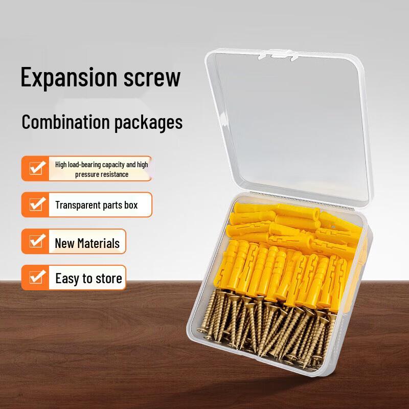 Xinkai Heavy Duty Expansion Anchor and Self-Tapping Screw Kit