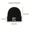 Unisex Warm Golf Hat, Knitted Beanie With Ear Flaps For Men And Women, Four Colors: Red, Green, Black, White, Plush Lined Fishin