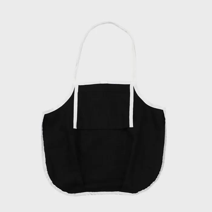 Obnuit Linen Bloom Bag_Black