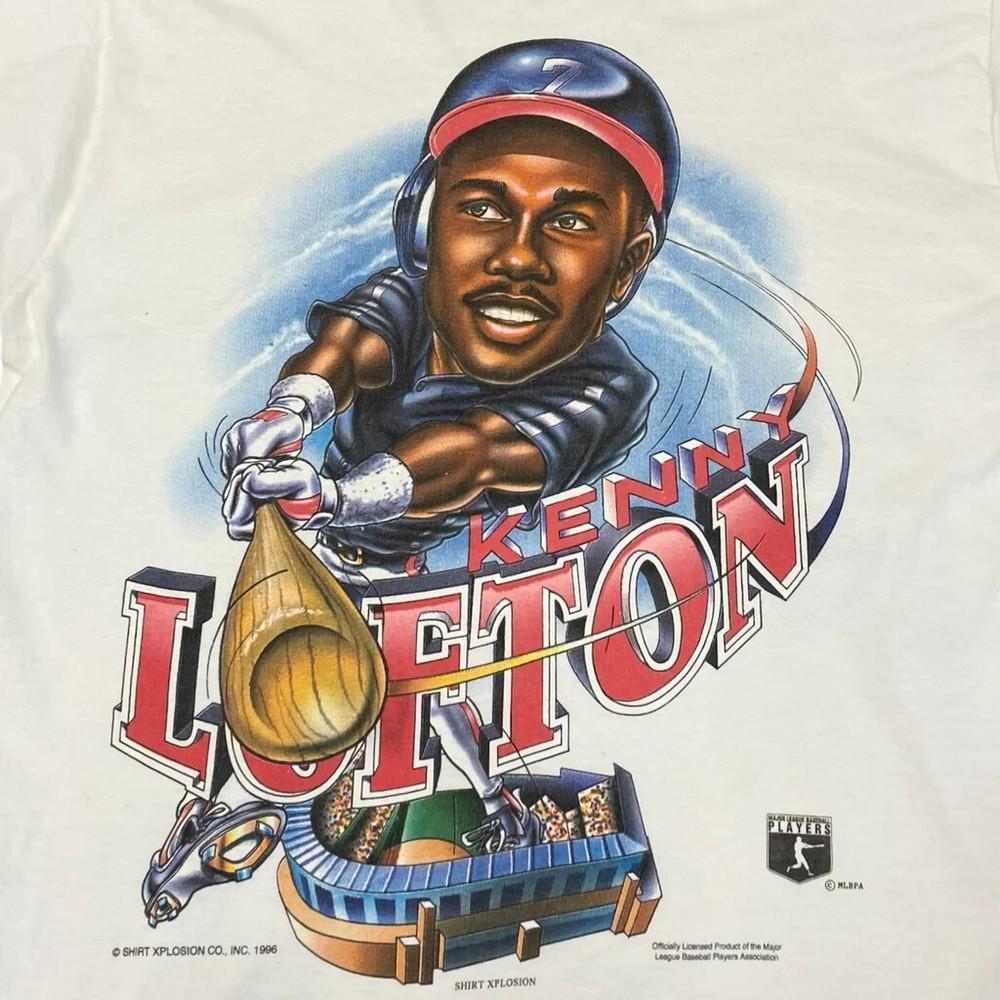 Vintage Kenny Lofton Indians Caricature T-shirt Tee Men All Size S-234XL Unisex T-Shirt