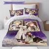 Lord Of The Rings Pattern Bedding,Quilt Set Quilt Cover Pillowcase Home Birthday Gift (1 * Duvet Cover + 2 * Pillowcase, Without Core)
