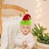 Christmas Hat Fluorescent Green Plush Retro Design Party Hat Christmas Scene Decoration Festive Atmosphere Christmas Accessory