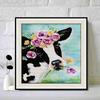 New Arrival 5D DIY Full Circle Diamond Painting "Cow" Embroidery Cross Stitch Home Decor Gift
