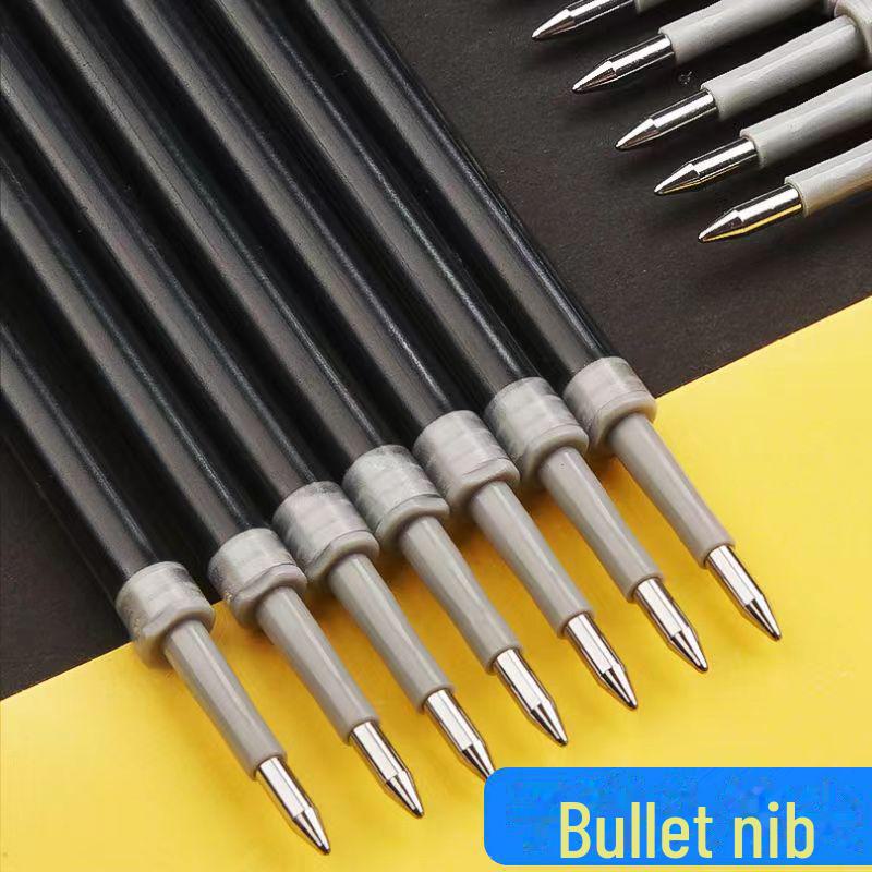 0,5 mm schwarzer Gel-Nachfüller, große Kapazität, Signature-Kugelschreiber für Meetings und Prüfungen