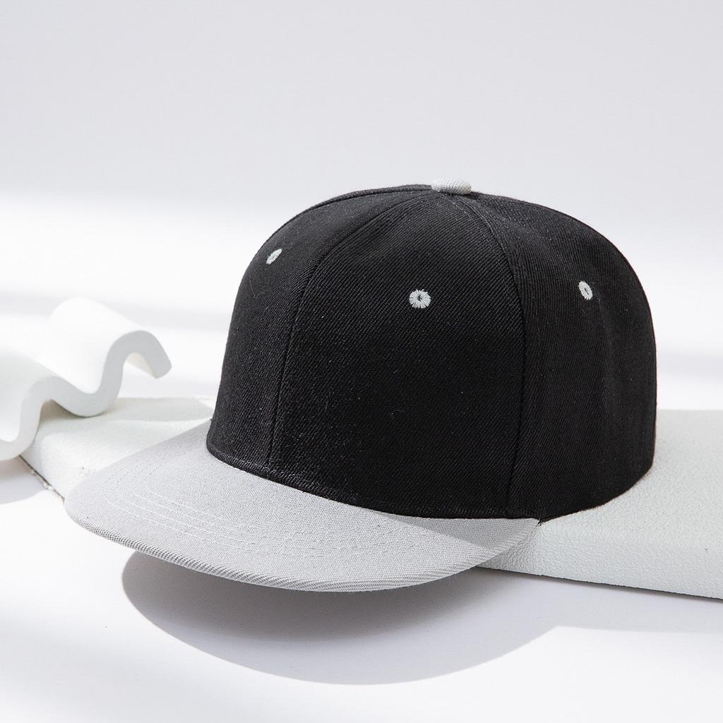 Color-blocked Flat-brimmed Hip-hop Hat, Fashionable and Versatile Baseball Cap, Daily Casual, Street Dance