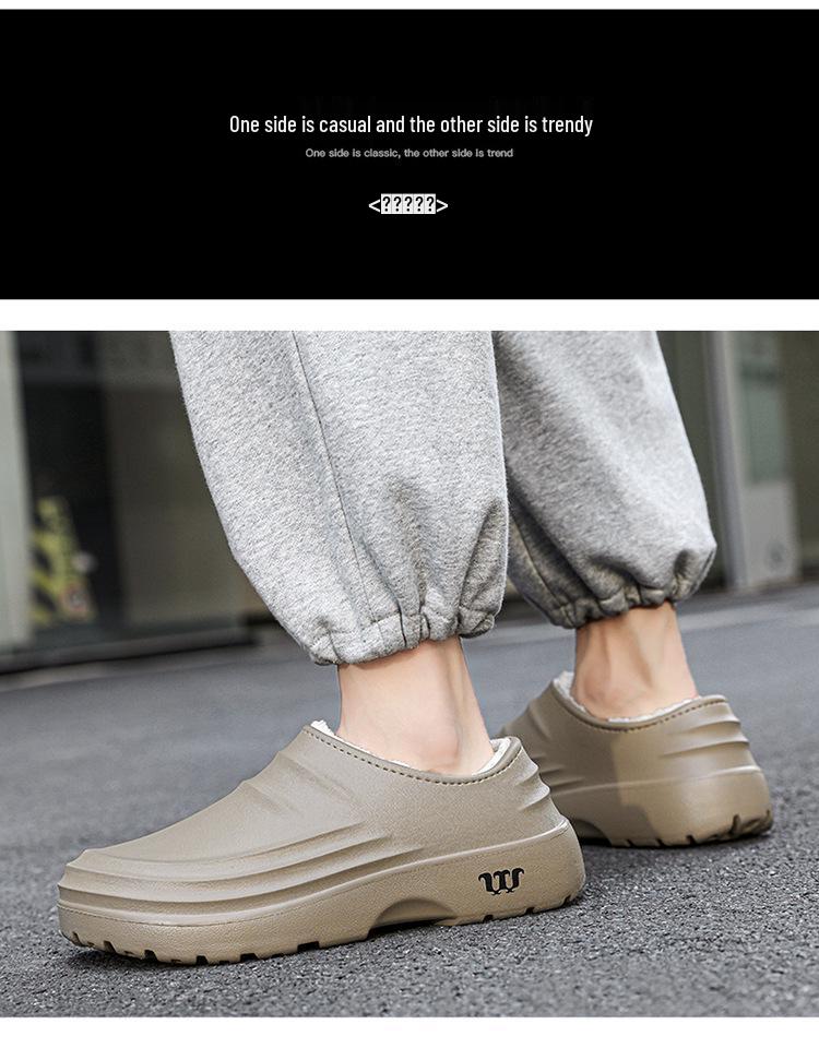 Chef Shoes: Fleece-Lined, Non-Slip, Waterproof Work Shoes for Hotel and Restaurant Staff (Autumn/Winter)