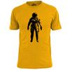 Mens Astronaut Stencil T Shirt Spaceman Rocket