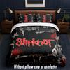 Slipknot Design Bed Bedding Set 1 Duvet Cover + 2 Pillowcases Soft Breathable Household Bed Linens