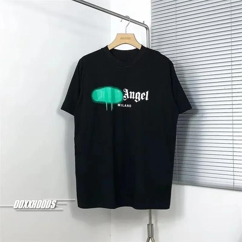 

Ретро Y2K Мужские и женские футболки Круглый вырез Короткий рукав Рубашка Харадзюку Мода Уличная одежда Баскетбол Пара Короткий рукав#Цвет(8) XXXXXL чёрный