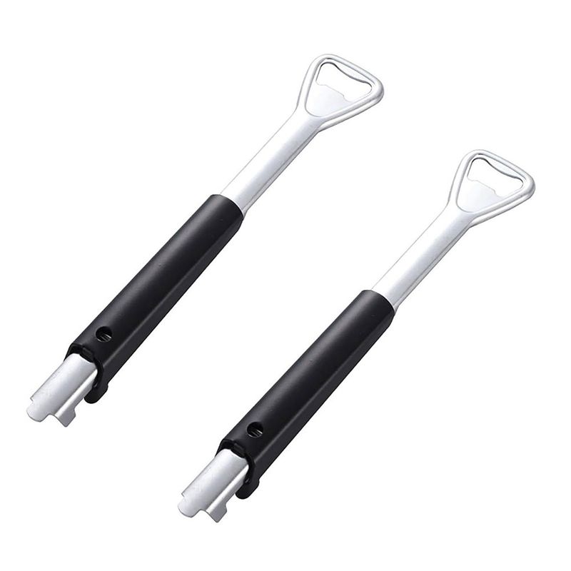 AEE2-Adjustable Jar Can Opener, Multifunctional Stainless Steel Can Opener With Jar Gripper, Comfortable Grip Jar Lid Opener