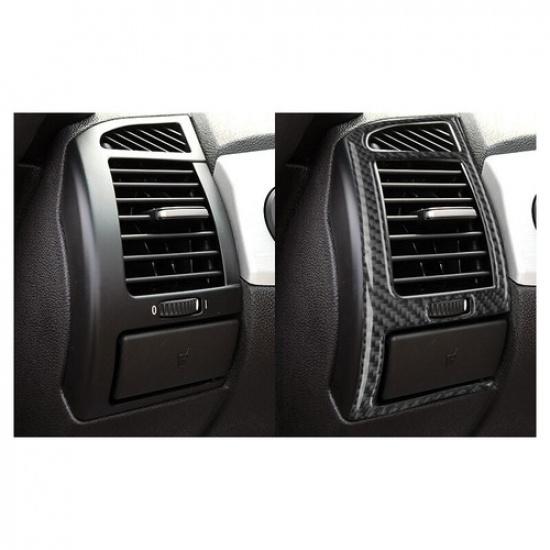 Carbon Fiber Car Front Air Vent Outlet Frame Cover Sticker For BMW Z4 E85 03-08