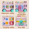Montessori Educational Baby Busy Bus Toy Toddler Activity Fine Motor Skill Learning Travel Toys For Kids