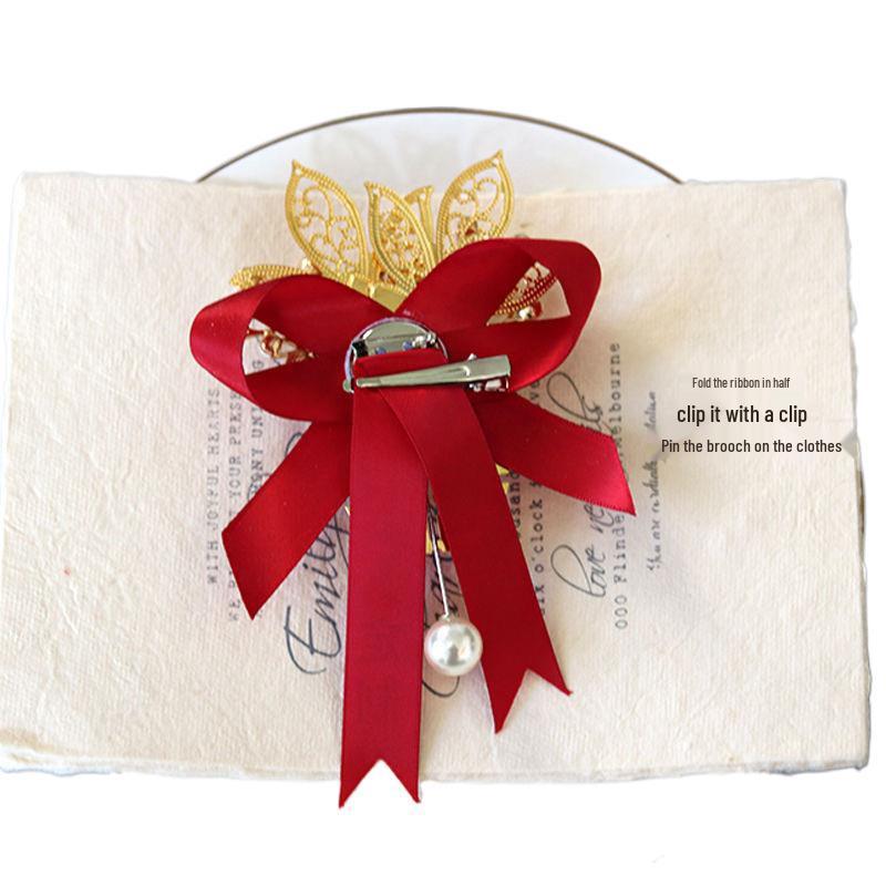 High-Quality Wedding Corsage Pin & Lapel Flower Set for Bride, Groom, Parents & Grandparents