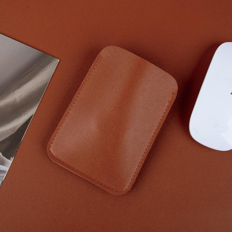 1PC Wireless Mouse Storage Bag Suitable For Magic Mouse2 Protective PU Leather Sleeve Bag Anti-scratch Case