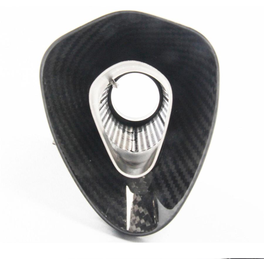 1PC 51MM Inlet Real Carbon Fiber Motorcycle Pipe Muffler For R6 R1 CBR500 Z750