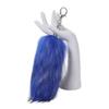 Elegant Keyrings Charm with Foxes Tail Pendant Fashionable Keychain Decoration Cute Toy for Car or Bag Decoration
