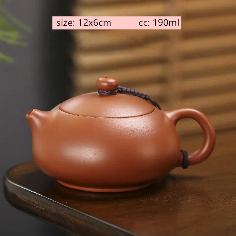 Starožitná fialová hliněná čajová konvička Surová ruda Zhu Mud Konvička Xishi Ručně vyráběná kulová dírka Filtr Beauty Pot Tradiční čajové sady Zisha