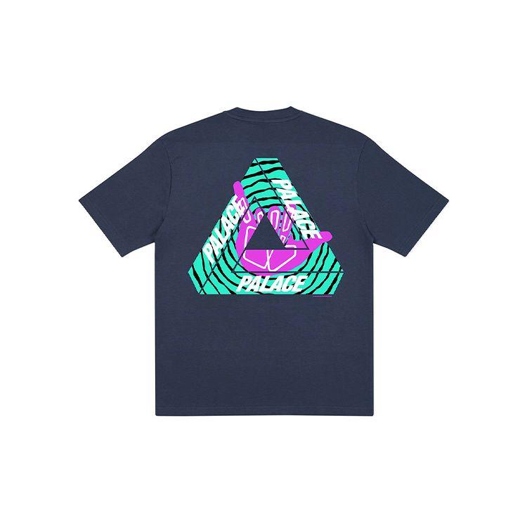 Palace Tri-Zooted Shakka T-Shirt Navy Unisex Tops Blue P19TS247