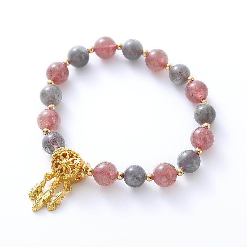 

Crystal Bracelet Female Strawberry Crystal Bracelet Bangles Women Fashion Jewelry accessories Gift