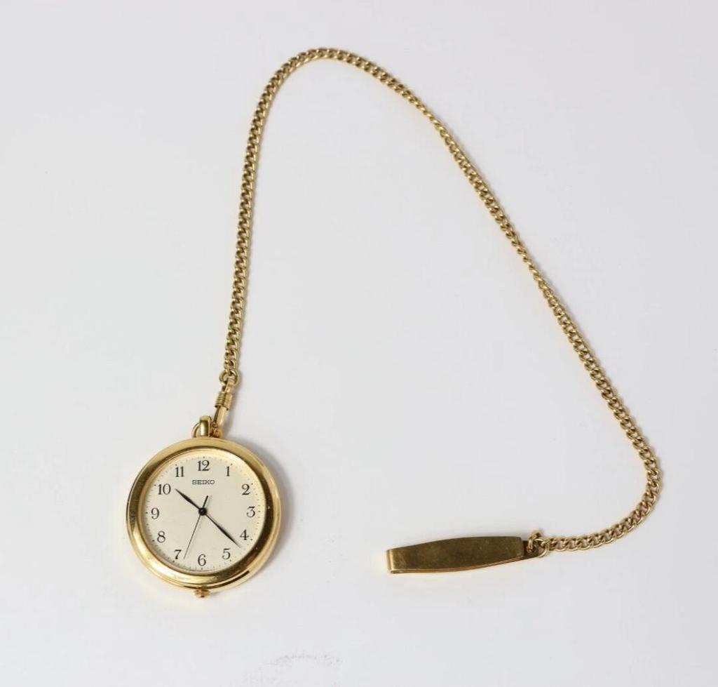 [USED] SEIKO 7N01-9A00 Vintage Pocket Watch