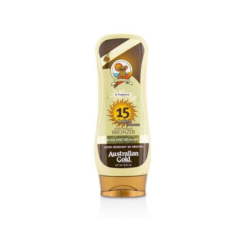 Australian Gold Lotion Sun Cream with Bronzer SF 15 237ml