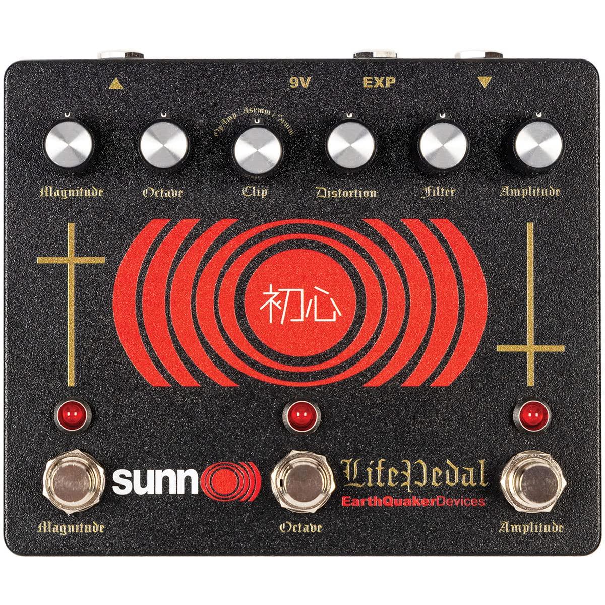 

Пристрої землевейкер Верхній октавий спотворення підсилювача Sunn Life Pedal o)))