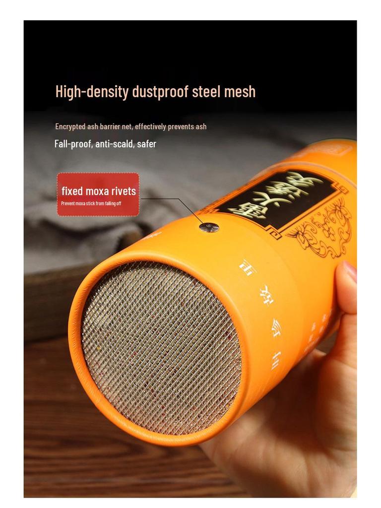 8cm Thickened Three-Year Aged Moxa Stick for Hand-Pushed Home Use Moxibustion