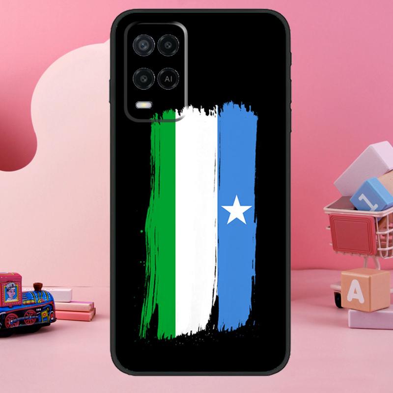 Puntland State Somali Flag Case For Oppo A5 Pro A15 A17 A57 A77 A18 A38 A58 A78 A98 A94 A74 A54 A16 A76 A96 A40 A60 A80
