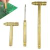Copper Hammer Anti-Rust Copper Hammer 6 in 1 Mini Multifunction Brass Hammer & Screwdriver Hand Tools Ideal for Watchmaker