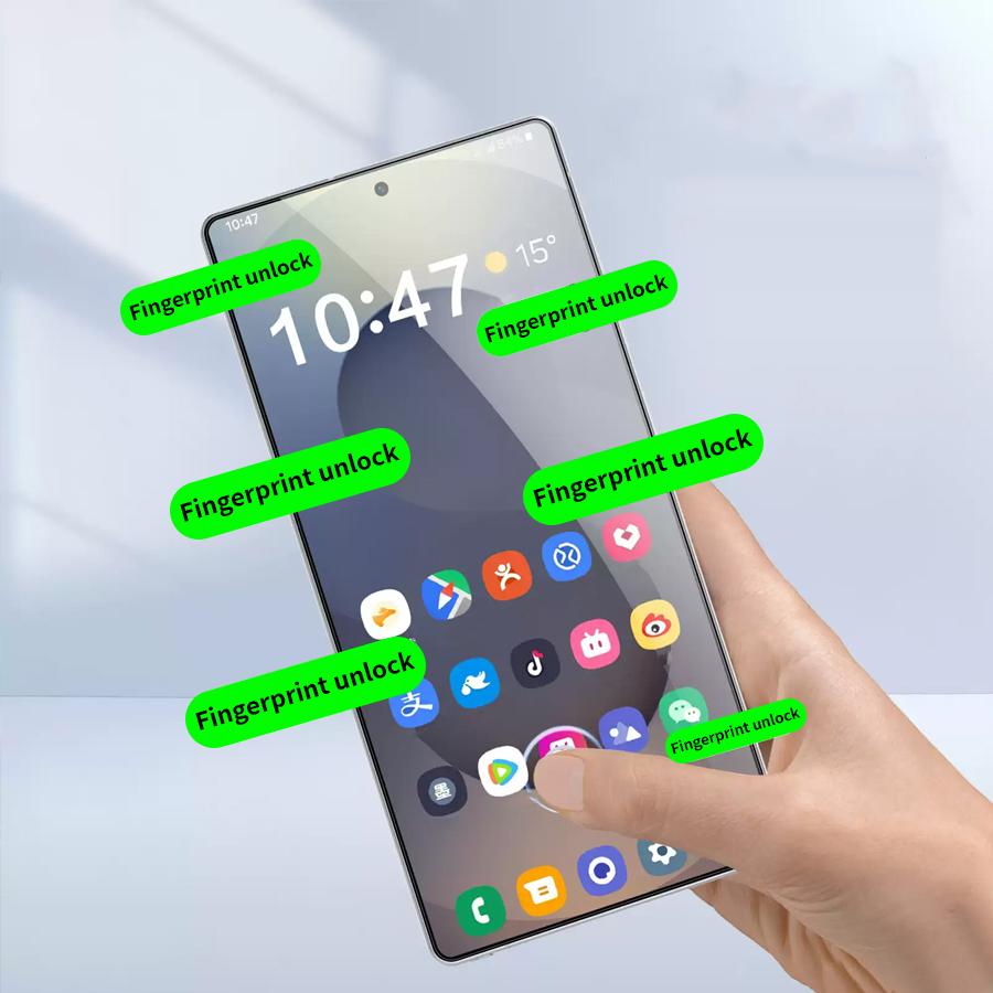 For Samsung Galaxy S25 S24 S23 S22 Ultra Plus Full Curved Tempered Glass Screen Protector