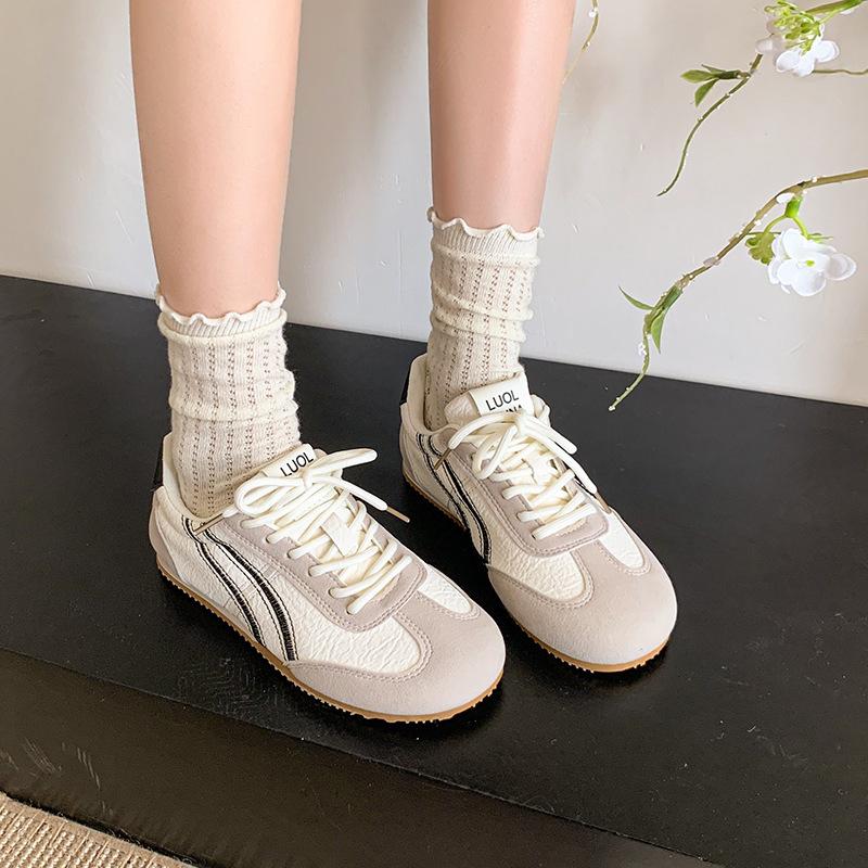 2025 New Retro Dexun Shoes Versatile Soft Sole Comfortable Casual Sports Shoes Board Shoes Forrest Gump Shoes Little White Shoes Women's Shoes