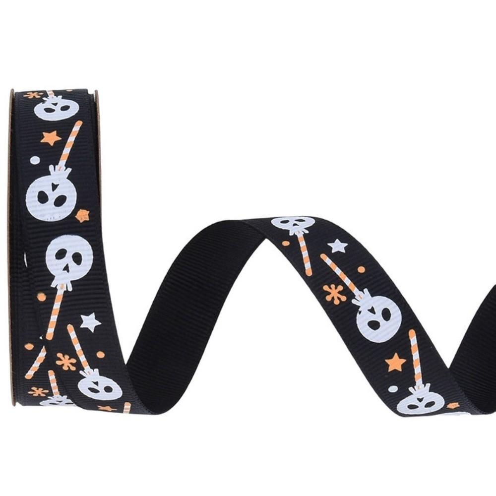 Pumpkin Halloween Packaging Gift Box Ribbon Bat DIY Ribbon Strips  Ghost Festival