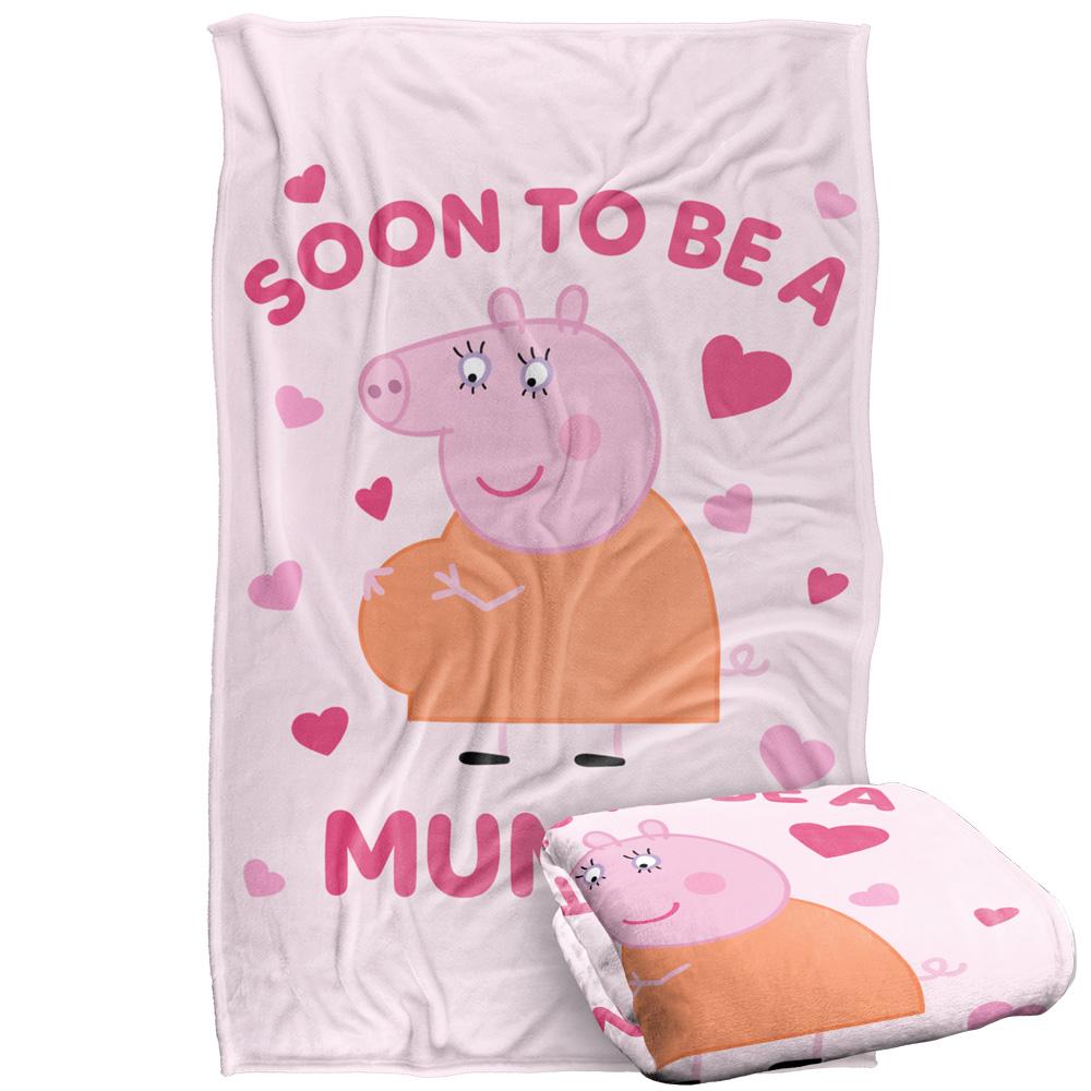 Peppa Pig Soon To Be Mummy Pig Blanket