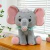 Plush Elephant Cartoon Toy Cute Cartoon Pp Cotton Filling Children Gift Doll