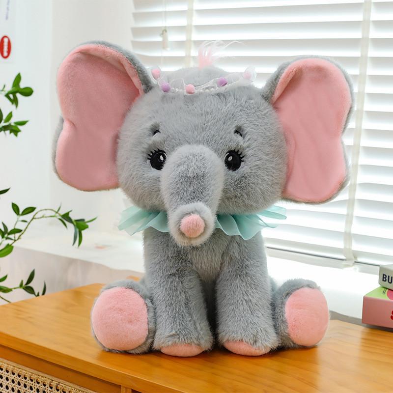 Plush Elephant Cartoon Toy Cute Cartoon Pp Cotton Filling Children Gift Doll