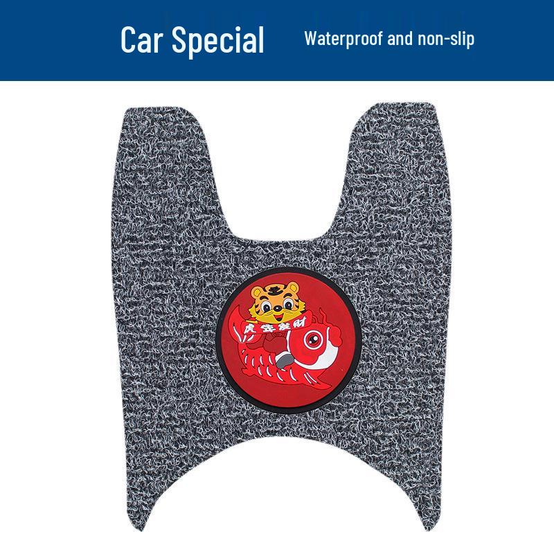 Benling UA125 Motorcycle Coil Foot Mats - Waterproof, Sun-Protected, Dirt & Wear Resistant Pedal Pads.