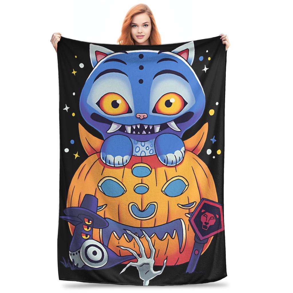 Saja Boys Kpop Hunter Halloween Blankets Quality Soft Warm Bedding Throws Autumn Girls Boys Couch Bed Street Trend Bedspread