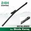 Rear Windshield Wipers Blades,Premium All-Season Wiper Blades Replacement For Skoda Karoq 2016-2023,Natural Rubber Bayonet,Easy To Install 13″