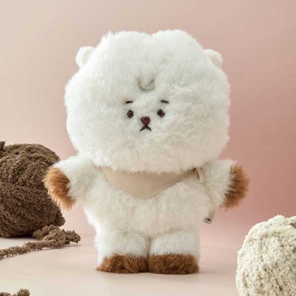 Official BT21 'MADE BY RJ' Standing Plush - Premium Collectible Doll